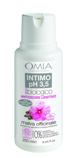 omia ecobio malva intimo ph 3-5 250 ml