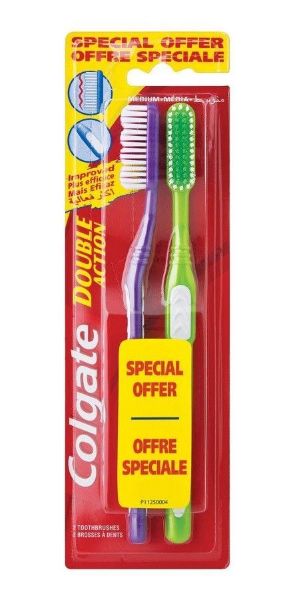 Spazzolini da denti Double Action 2 pz - Colgate