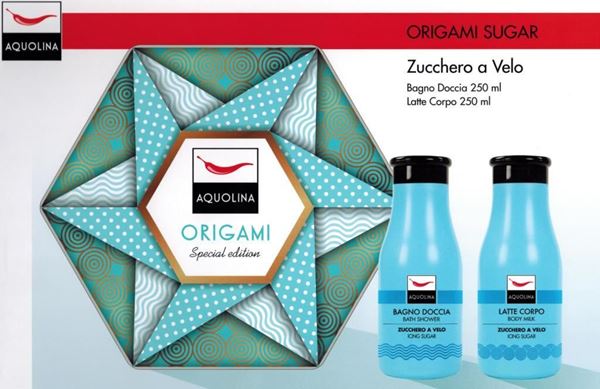 Immagine di AQUOLINA CONF ORIGAMI ZUCCH VELO DOCCIA+LATTE