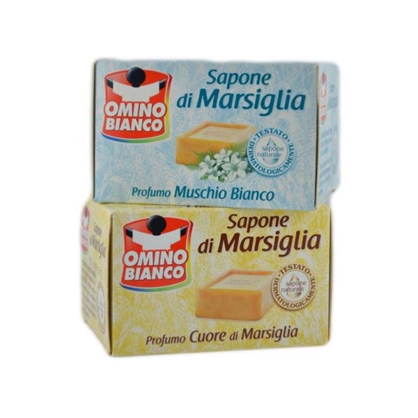 Immagine di OMINO BIANCO SAPONE BUCATO MARSIG.GR.250