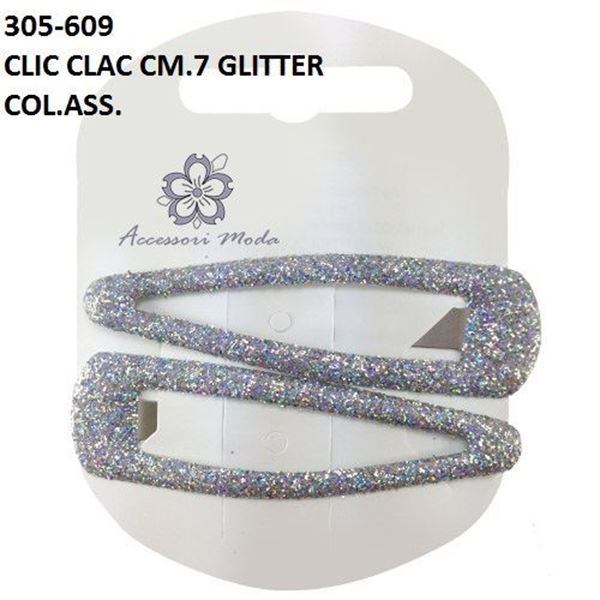 Immagine di CLIC CLAC CM. 7X2  GLITTER COL. ASS CS305-609