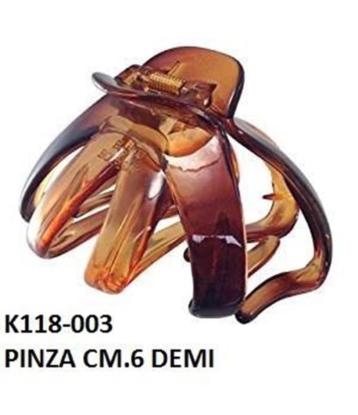 Immagine di PINZA CAPELLI RAGNO CM. 6 DEMI  CSK118-003