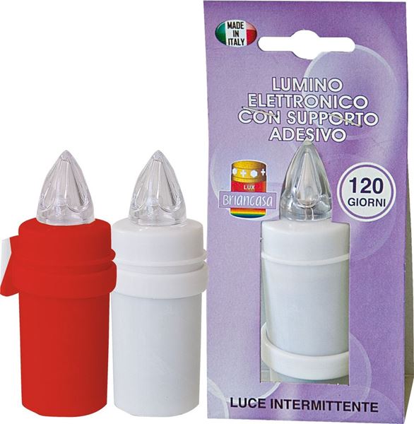 Immagine di LUMINO PILE C/SUPPORTO ADESIVO 120GG