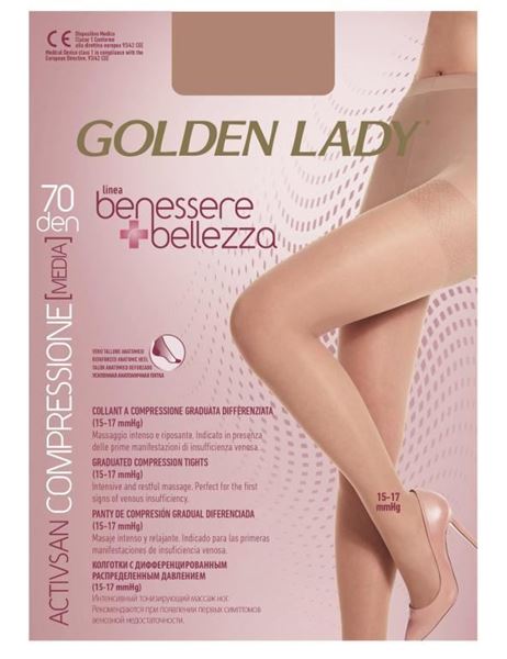 Immagine di GOLDEN LADY COLLANT BENESSERE 70 D PLAYA II