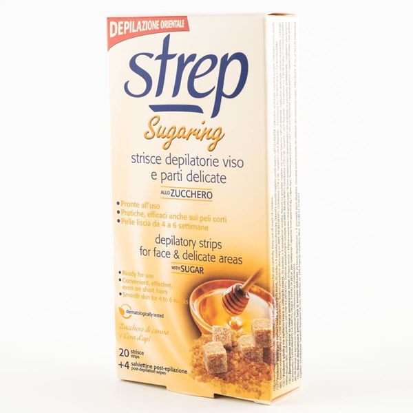 Immagine di STREP DEPIL.STRISCE VISO SUGARING X 20