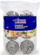 Immagine di ARCASA SPUGNETTE ACCIAIO INOX X 6 A.656