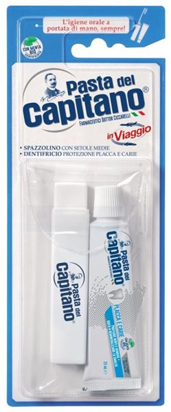 Immagine di SPAZZOLINI DENTI CAPITANO KIT VIAGGIO ADULTI