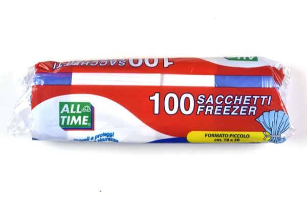 Immagine di ALL TIME SACCHETTI PER FREEZER A ROTOLO 100 PEZZI