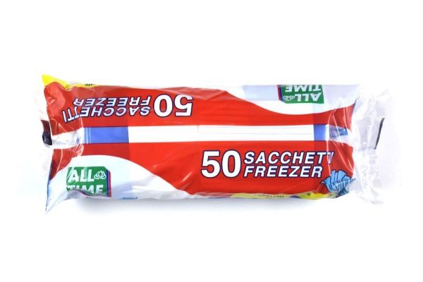 Immagine di ALL TIME SACCHETTI PER FREEZER A ROTOLO 50 PEZZI