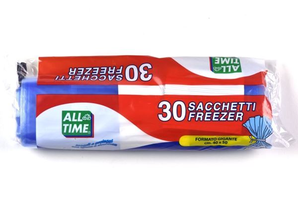 Immagine di ALL TIME SACCHETTI PER FREEZER A ROTOLO 30 PEZZI