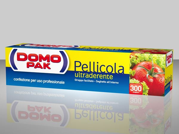 Immagine di DOMOPACK PELLICOLA ULTRADERENTE CONFEZIONE DISPENSER 300 METRI 