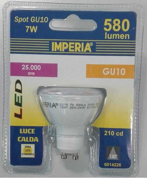 Immagine di LAMPADA/FARETTO LED WAT 7 580 LUMEN IMPERIA