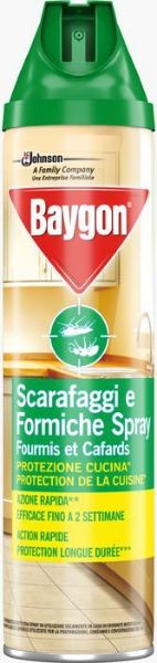 Immagine di BAYGON INSETTICIDA SCARAFAGGI E FORMICHE CUCINA SPRAY 400 ML