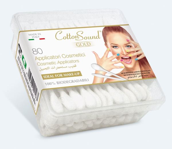 Picture of MAKE UP APPLICATORS COTTON SOUND X 80