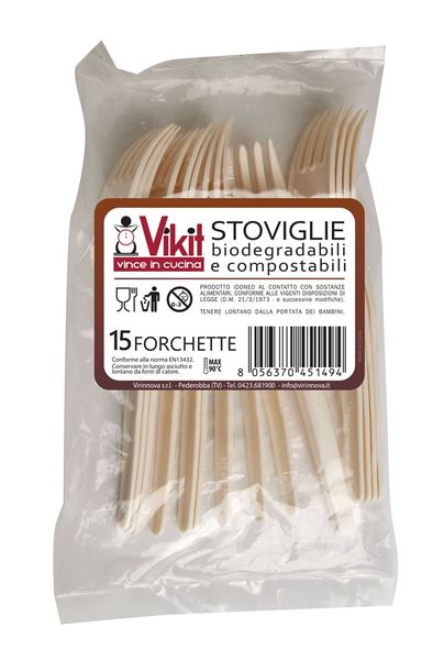 Picture of FORCHETTE VIRINNOVA BIODEGRADABILI & COMPOSTABILI X 15 PZ