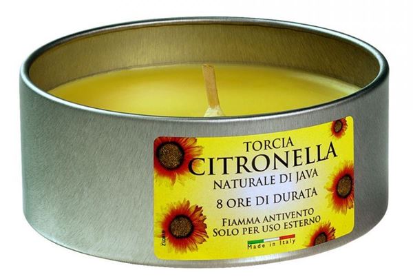 Immagine di CANDELA MAXI LATTINA ALLA CITRONELLA 