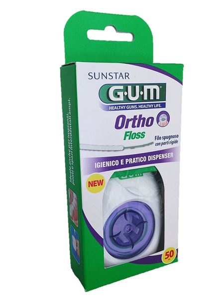 Picture of GUM 3220 ORTHO FLOSS 50 FILI