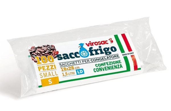 Picture of VIROSAC FREEZER BAGS SMALL ROLL 100 PIECES