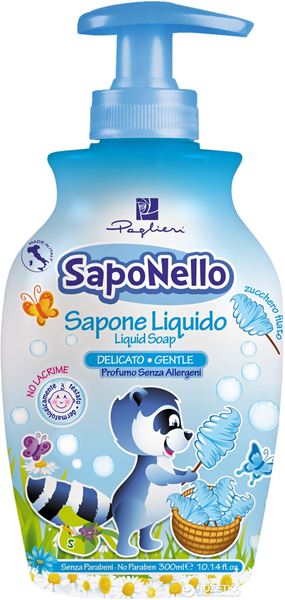 Immagine di FELCE SAPONELLO SAPONE LIQUIDO  ZUCCHERO FILATO DOSATORE 300 ML