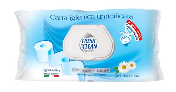 Immagine di FRESH & CLEAN CARTA IGIENICA UMIDIFICATA 48 PZ 