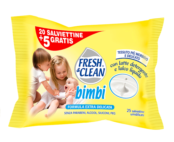 Picture of FRESH&CLEAN BABY COMFORT WIPES 20+5 PIECES