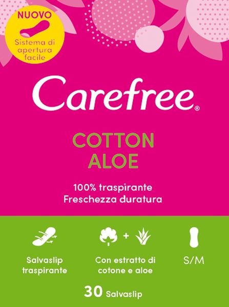 Immagine di CAREFREE PROTEGGI SLIP X 30 COTTON ALOE STESO