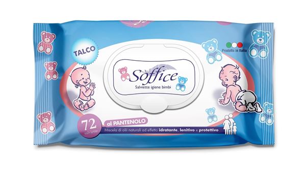 Picture of SOFFICE BABY TALCUM WIPES 72 PIECES