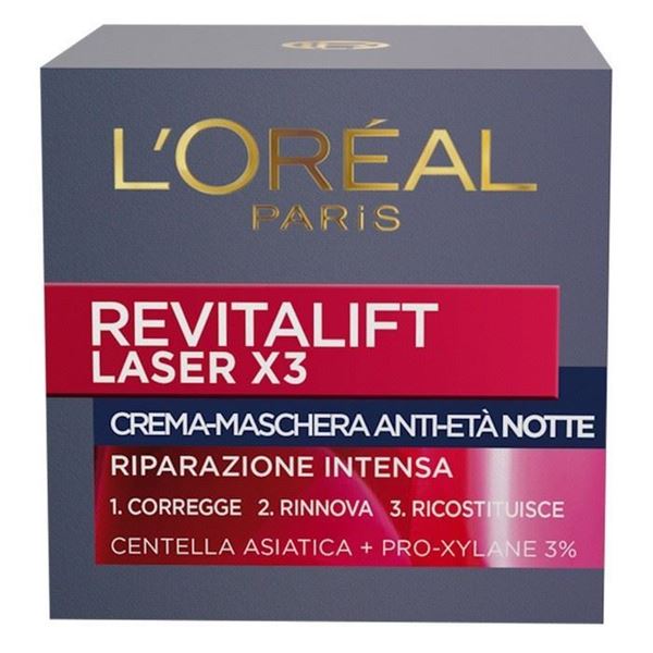 Immagine di L'OREAL CREMA VISO REVITALIFT LASER X 3 NOTTE ML 50