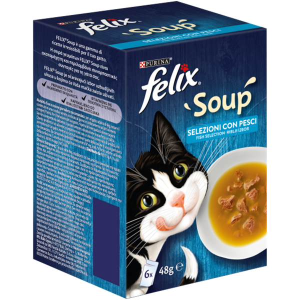 Picture of FELIX SOUP SELEZIONE DELIZIOSE X 6 BUSTE PESCE