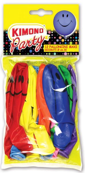 Palloncini maxi decorati x 12 