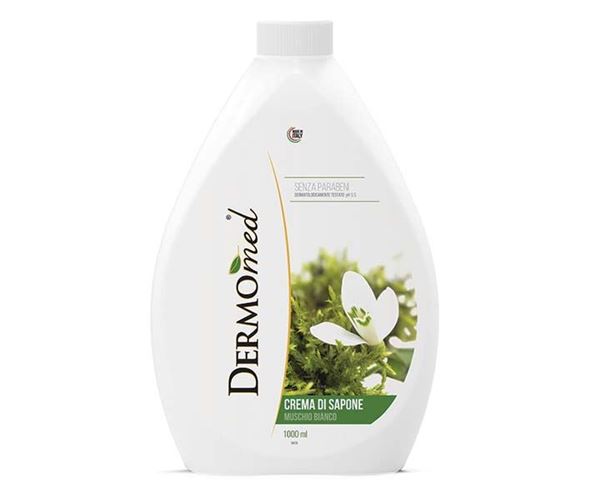 Immagine di DERMOMED SAPONE LISUIDO RICARICA ML 1000 MUSCHIO BIANCO