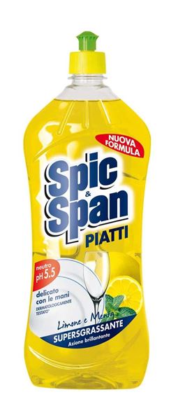 Immagine di SPIC SPAN PIATTI LT.1 LIMONE-MENTA