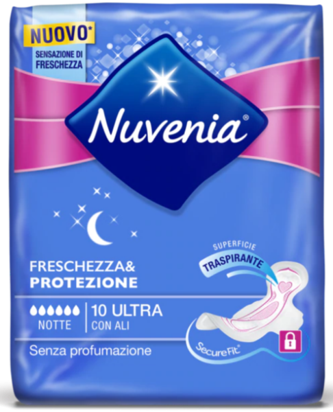 Nuvenia Assorbenti con ali Ultra Notte x 10