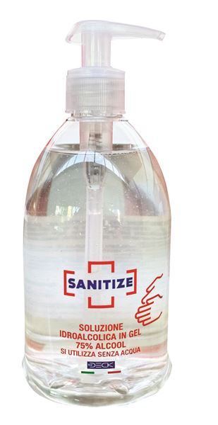 Immagine di GEL MANI IGIENIZZANTE SANITIZE ML 500 DISPENSER SOL.ALC.75 %