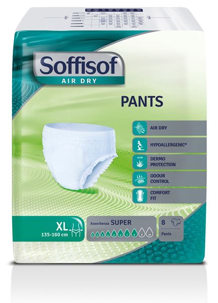 Immagine di SOFFISOF ASSORBENTI PANTS ADULTI XL X 8