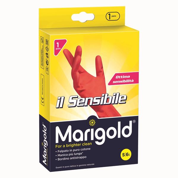 Picture of MARIGOLD GUANTI SENSIBILE 6.5-7 ROSSO