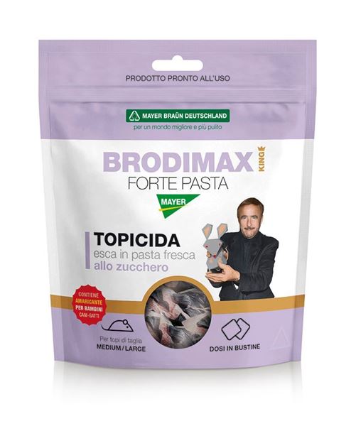 Immagine di MAYER BRODIMAX ESCA IN PASTA FRESCA PER TOPI IN BUSTINE 150 GR