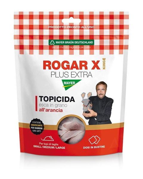 Immagine di MAYER ROGAR ESCA PER TOPI IN GRANO IN BUSTINE 150 GR