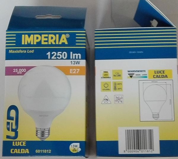 Picture of LAMPADA LED MAXISFERA D.85 ED 27 13/85