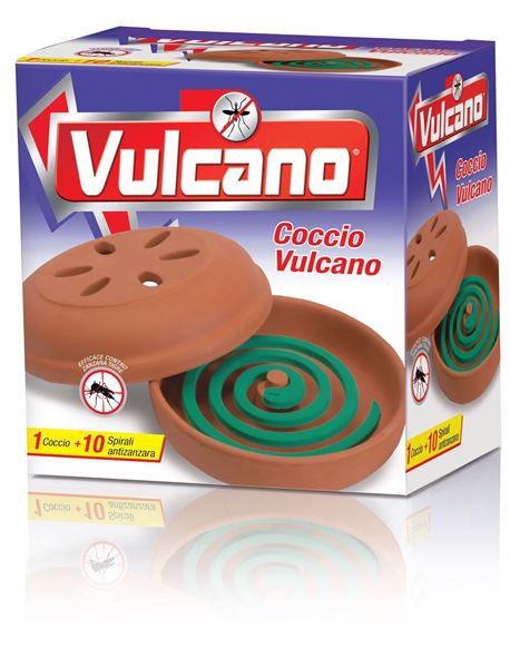 Picture of VULCANO INSECTICIDE EARTHENWARE AND 10 PIECES OF SPIRAL