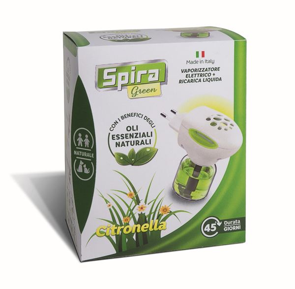 Immagine di SPIRA GREEN INSETTICIDA NATURALE ELETTRICO CON RICARICA LIQUIDA 22 ML