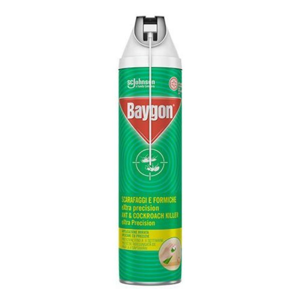 Immagine di BAYGON INSETTICIDA SCARAFAGGI E FORMICHE ULTRA PRECISIONE SPRAY 400 ML