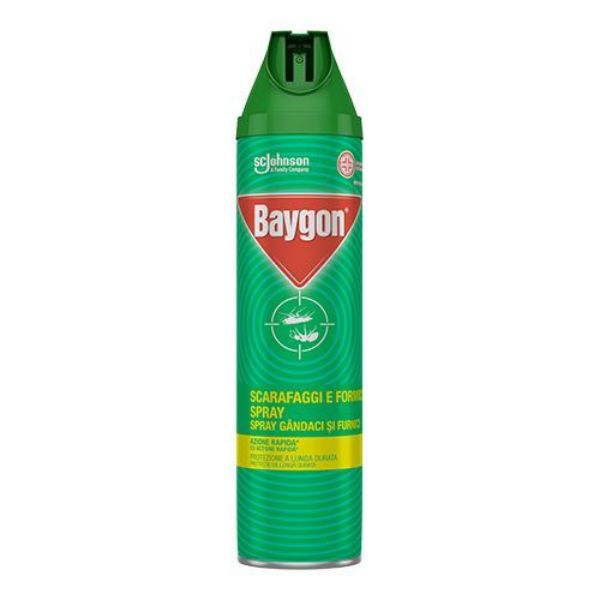 Immagine di BAYGON INSETTICIDA VERDE SCARAFAGGI E FORMICHE SPRAY 400 ML