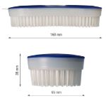 Picture of LAUNDRY BRUSH IN PLASTIC WITH LID  + HOOK ART.103/2