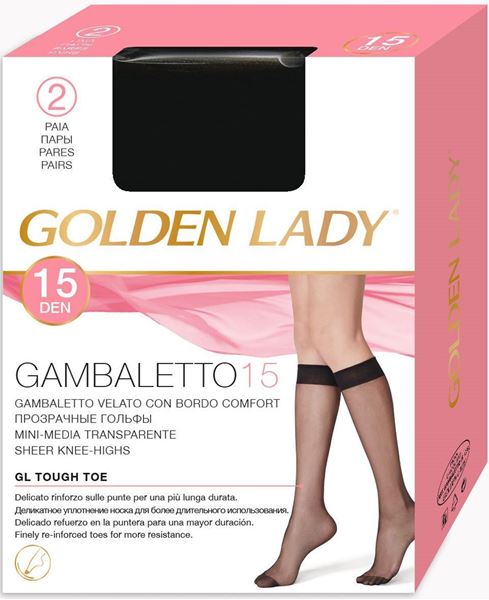 Picture of GAMBALETTO 15D GOLDEN VELATO MELON 2 PAI