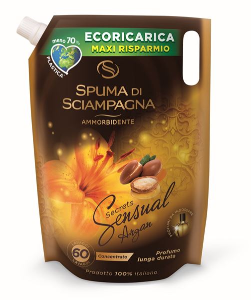 Immagine di SPUMA DI SCIAMPAGNA AMMORBIDENTE ECORICARICA 60 LAVAGGI SENSUAL ARGAN