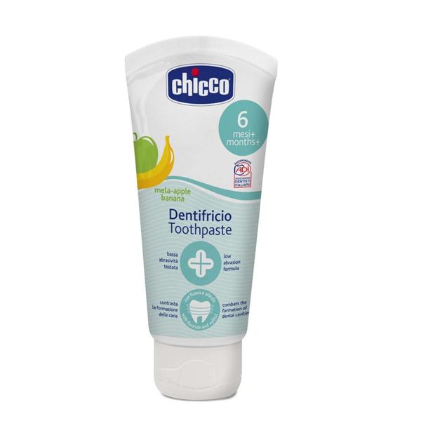 Picture of CHICCO APPLE-BANANA TOOTHPASTE (6-24 MONTHS) 50 ML