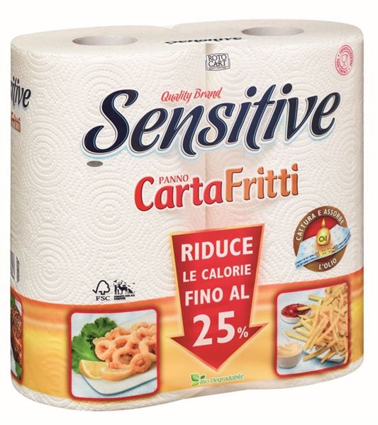 Immagine di SENSITIVE CARTA FRITTI X 2 ROT.150 STRAPPI