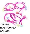 Picture of ELASTICO CAPELLI DOPPIO CUORE E STELLA PZ4