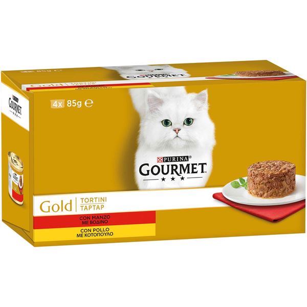 Immagine di FRISK.GOURMET GOLD GR.85 X 4 TORTINI MANZO POLLO